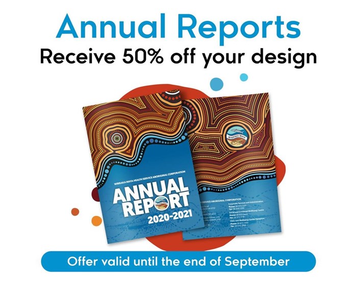 Photo: Secure 50% Off Your Annual Report Design!